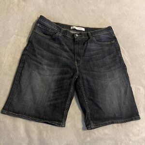 Levi's Jean Shorts Men 36 Blue Streetwear Denim Skate Baggy Dark Wash Casual